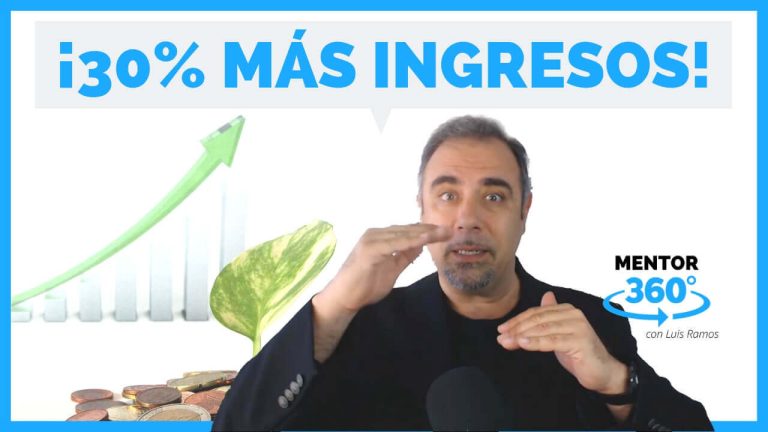 3 Claves para Aumentar un 30% tus Ingresos