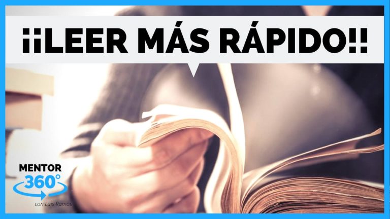Cómo LEER MÁS RÁPIDO (y COMPRENDER MEJOR)